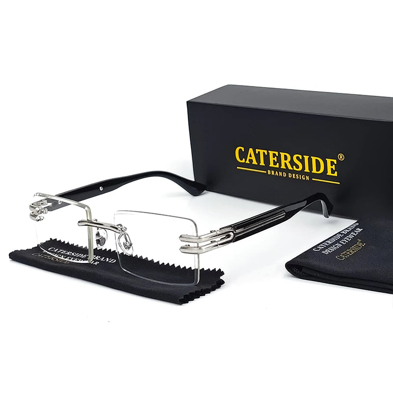 CATERSIDE New Retro Sunglasses – Luxury Punk Rectangular Frame