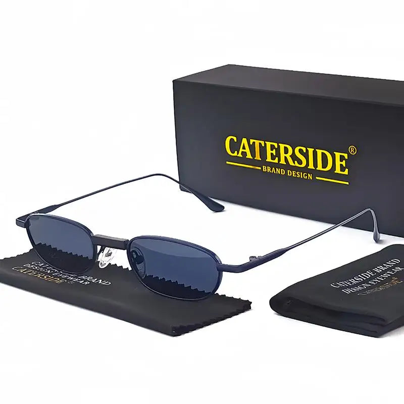CATERSIDE Polarized Slim Rectangle Sunglasses