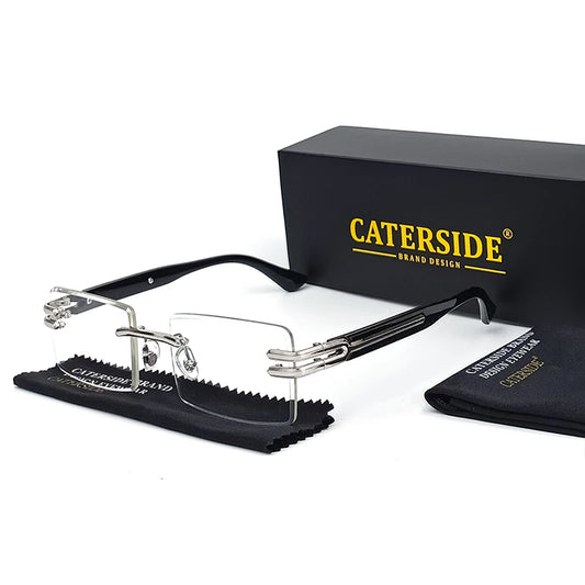 CATERSIDE New Retro Sunglasses – Luxury Punk Rectangular Frame
