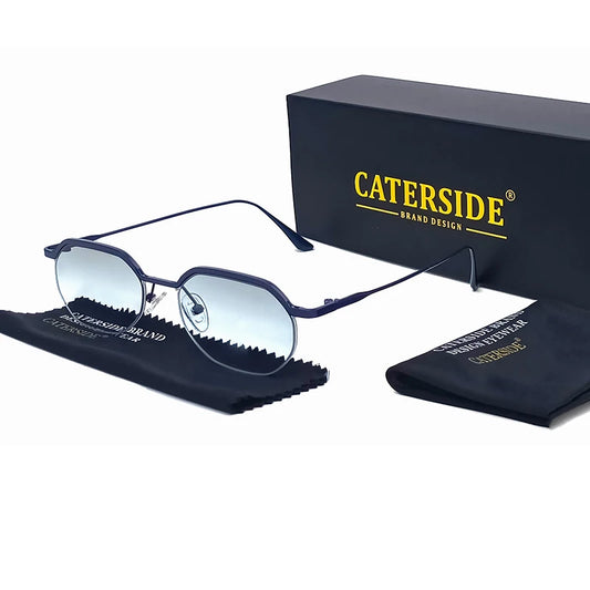 CATERSIDE Small Retro Sunglasses for Men