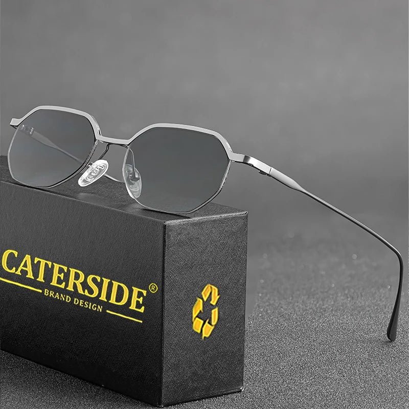 CATERSIDE Small Retro Sunglasses for Men
