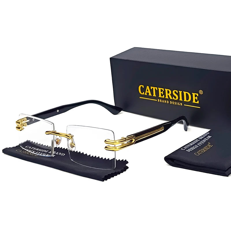 CATERSIDE New Retro Sunglasses – Luxury Punk Rectangular Frame