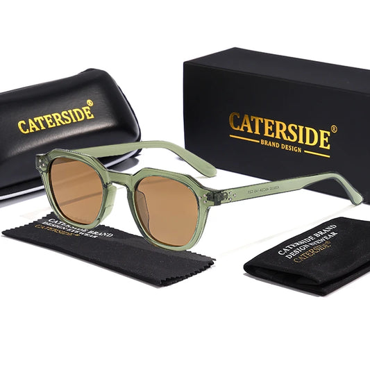 CATERSIDE Retro Polarized Sunglasses