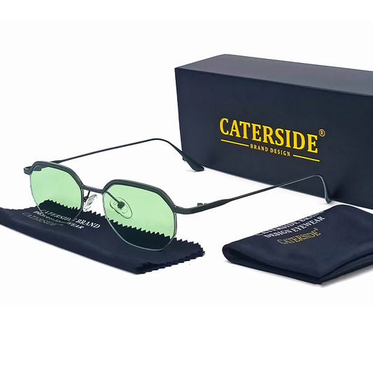 CATERSIDE Small Retro Sunglasses for Men